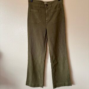 Faherty Olive Green Women's Pants